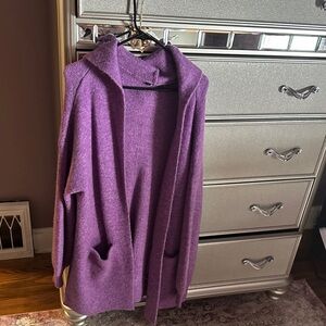 Breville Cozy Purple Women's Cardigan